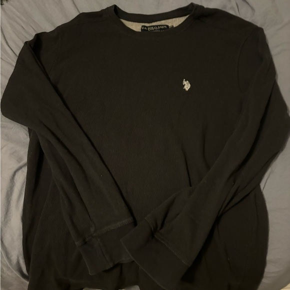 U.S. Polo Assn 2XL Men’s Longsleeve Shirt 100% Cotton NWOT Gray - Picture 1 of 11